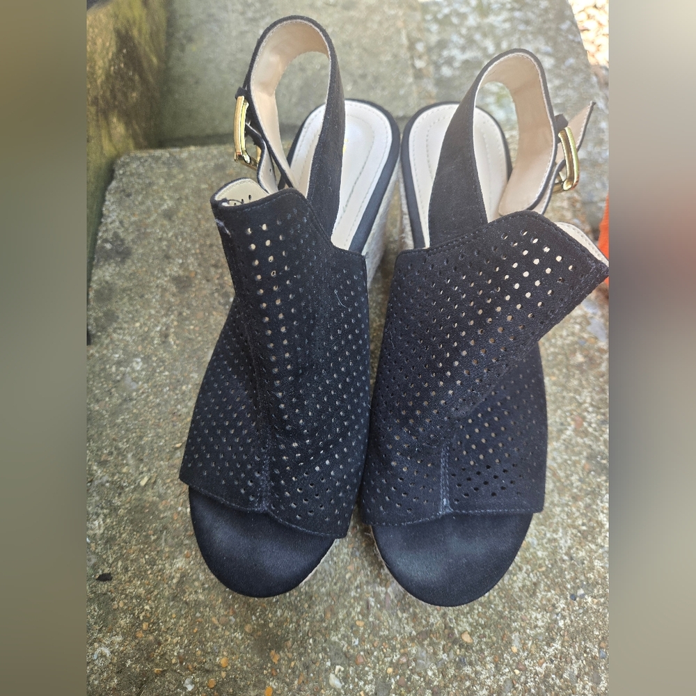 Size 7M Liz Claiborne Elegant Black Women's Sandals